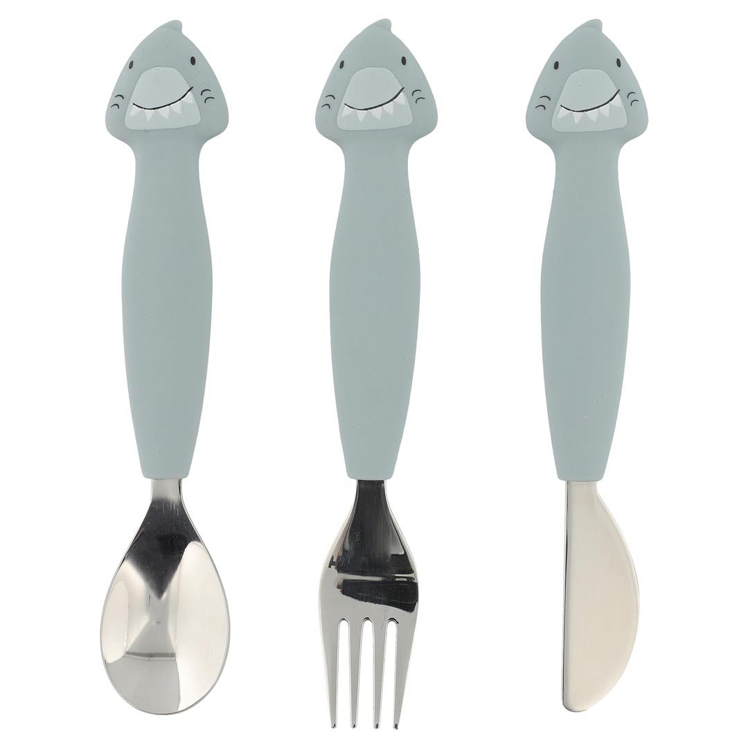 Pack x3 Cucharas infantiles Shark Trixie - Nanetes